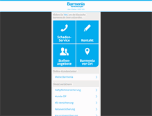 Tablet Screenshot of barmenia.de